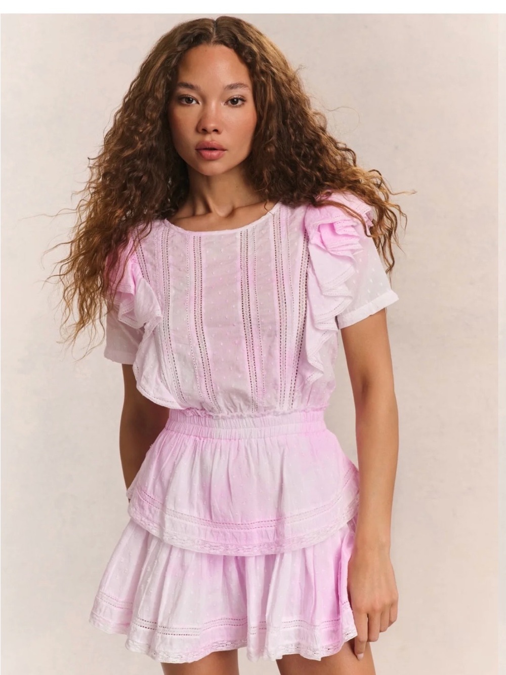 LoveShackFancy's Natasha Heritage Mini Dress